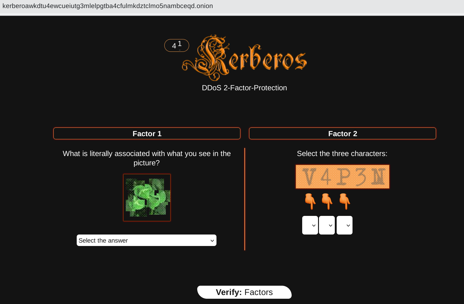 Kerberos Market Captcha Protection System